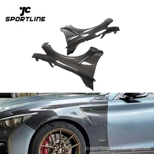 Carbon Fiber Front Fender for Infiniti Q50 Premium Sedan 2014-2020